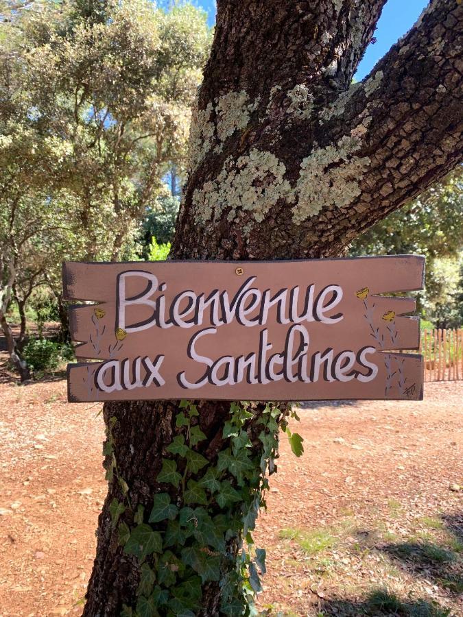 Les Santolines - Studio A La Campagne Aigaliers Exteriör bild